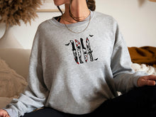 Load image into Gallery viewer, Scary Horror Knives Sweatshirt | Horror Movie Theme Jumper | Ghostface Hooded Sweatshirt | Nostalgic Unisex Jumper
